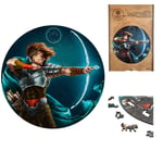 Sagittaire ZODIAC Signe Unique Bois Puzzle 200 Pièces 32Cm Fantasy Puzzles FP027