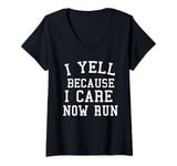 Womens Cross Country Coach Appreciation Running Coach Men Women V-Neck T-Shirt