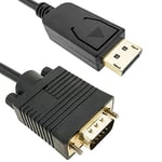 BeMatik - DisplayPort Câble VGA mâle à mâle 3 m