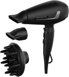 Pro Expert Sèche-Cheveux, Moteur Pro Ac, 2100 W, Séchage Ultra-Rapide, Revêtement Tourmaline Qui Réduit L'Électricité Statique, Set D'Accessoires Complet, Touche Air Froid Cv8825F0