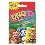 UNO Junior Card Game with 45 Cards, Gift for Kids 3 Years Old & Up, GKF04