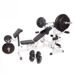 Gorilla Sports Multigym BASIC White - 100kg