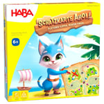 HABA AHOI 2011824001 Carte au trésor Aventure et Jeu de dés – Vivez Un Jeu de Puzzle de Pirate passionnant avec Bateau 3D à Collectionner – pour Enfants à partir de 6 Ans