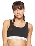 Nike Classic Soft Bra Sport Femme, Noir (Black/White 010), FR : S (Taille Fabricant : S)