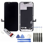 VITRE TACTILE + ECRAN LCD POUR IPHONE 13 MINI 5.4" NOIR + OUTILS + COLLE