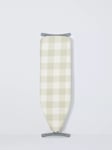 John Lewis Gingham Ironing Board Cover, Natural