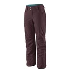 Patagonia Insulated Powder Town Pants - Pantalon ski femme Obsidian Plum S - Regular