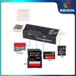 All in One USB 2.0 Memory Card Reader Adapter  for Micro SD MMC SDHC TF M2 128GB