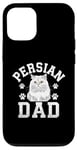 Coque pour iPhone 12/12 Pro Persian Dad Persian Long Hair