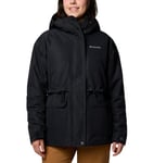 Columbia Women's Drop Ridge 2 Interchange Jacket, 3 In 1 Interchange Winter Coat, Black, M