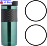 2Pcs Replacement Rubber Lid Seals for Contigo Byron Travel Mug,Black Replacement