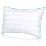 TESQ Oreiller 50x70 cm Lot de 1 Oreillers pour Dormeurs - Confort Ultra Doux et Respirant, Coussin Lavables en Machine, Améliorent Le Sommeil, Idéaux pour Dormeurs Latéraux, sur Le Dos et l'abdomen