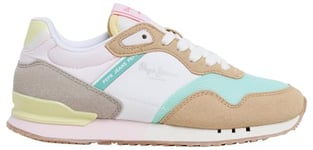 Pepe Jeans London Urban G, Baskets Fille, Marron (Beige Sable), 4