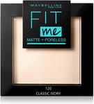 Maybelline Fit Me Powder 120 Classic Ivory 9G