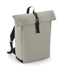 Bag Base Matte Pu Roll-Top Backpack - Clay - One Size