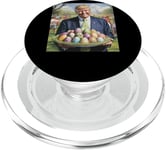 Trump Easter Egg Hunt Capitol Funny Easter Celebration PopSockets PopGrip for MagSafe