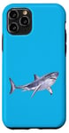 iPhone 11 Pro #snirt der weiße Hei t-shirt Shark Hoodie Shark Mobile Phone Cover Case