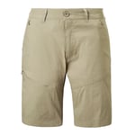 Craghoppers Mens Kiwi Pro Shorts (Pebble Brown) - Brown/Green material_Synthetic - Size 40 (Waist)