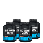 4 x Iso Whey Zero Laktoositon Proteiinijauhe 2270 g BIG BUY