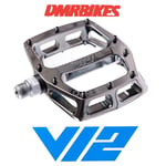 DMR V12 Pedals Upgraded Lightweight Flat Platform Mountain Bike Pedal 9/16 Pair