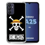 Cokitec Coque Renforcée pour Samsung Galaxy A25 5G Manga One Piece Tete de Mort