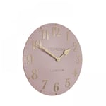 Thomas Kent Arabic Wall Clock 12 inch Blush Pink