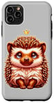 Coque pour iPhone 11 Pro Max Hérisson x mignon bébé hérisson