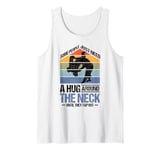 Jiu Jitsu Some People Need Hug Around Neck Martial Art Retro Tank Top