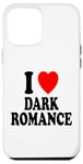 Coque pour iPhone 12 Pro Max I Heart (Love) Dark Romance Reading Romans Livres