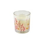 Homéa, Bougie Verrine Décorée Pure Harmonie D7 x 8 cm Parfum Romance Florale