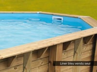 Liner seul Bleu pour piscine bois Linéa 8,00 x 5,00 x 1,40 m - Ubbink