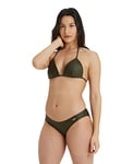 arena Women's Bikini Triangle Solid Deux pièces Femme, Dark Olive, 40