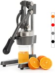 CO-Z Commercial Grade Citrus Juicer Hand Press Manual Fruit Juicer Orange Juice Squeezer for Lemon Lime Pomegranate Cast Iron Stainless Steel,Grey