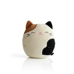 Squishmallows Cam The Cat Plush Portable Speaker. 10 Meter Bluetooth Range, Volume Control, Rich Stereo Speaker Sound, Quick And Easy Automatic Device Pairing. Play, Pause And Skip Buttons.