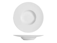 Lot De 6 Vaisselle Pâtes En Porcelaine Blanche, Diamètre 27 CM Charme H&h