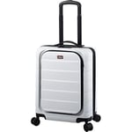 JSA Valise de Voyage à roulettes S 45593 avec Serrure à Combinaison TSA - en ABS - Capacité : Environ 40 l - Possibilité de Rangement des Deux côtés - Environ 53 x 39 x 23 cm - Blanc, Blanc., 53 cm,