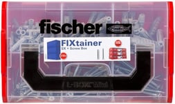 FIXtainer de 210 chevilles à expansion et multi-matériaux SX avec vis / 60 SX 6 x 30, 30 SX 8 x 40, 15 SX 10 x 50, 60 vis 4,5 x 40, 30 vis 5 x 60, 15 vis 6 x 85, 534084