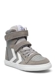 Hummel Slimmer Stadil Leather High Jr Grå