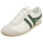 Gola Bullet Pure Womens White Green Casual Trainers - 5 UK