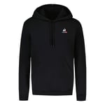 Sweat à capuche avec des manches longues Coq Sportif coton noir