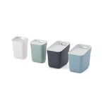 Set de 4 poubelles de tri Curver Ready to collect 2 x 10 L / 2 x 20 L