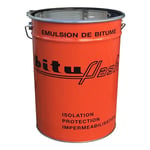 Bitume étanchéité, enduit bitumeux, imperméabilisant maçonnerie, bois, métaux, cuve, bassin, fondation, sol, bituflash Procom 5 litres