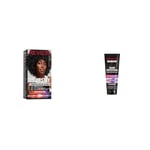 Lot de 2 produits Revlon ColorStay : Coloration Permanente N1 Noir et Masque Booster de Couleur Cheveux noirs ou châtains foncés, Coloration Temporaire