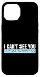 Coque pour iPhone 15 I Can't See You Braille Lettres Braille Langue Braille