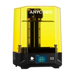 Imprimante 3D, Anycubic, Photon Mono X2, LCD, 220 V, résine UV, 60 mm/h, 4 kg de résine, noir