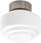 Risberg Plafond Ø25cm Vit/Nickel