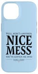 iPhone 14 Laurel & Hardy Here's Another Nice Mess Ollie Quote Case