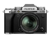 Fujifilm X Series X-T5 - Digitalkamera - Speilløst - 40.2 Mp - Aps-C - 6.2K / 29.97 Fps - 3Optisk X-Zoom Xf 18-55 Mm R Lm Ois-Linse - Wi-Fi, Bluetooth - Sølv