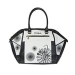 Desigual Bols Geo Monaco, Sac bandoulière - Noir (2000 Negro), Taille Unique