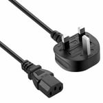 UK Plug C13 Cable Kettle Lead Power Cord For Laptops,Notebooks,Netbooks,PC